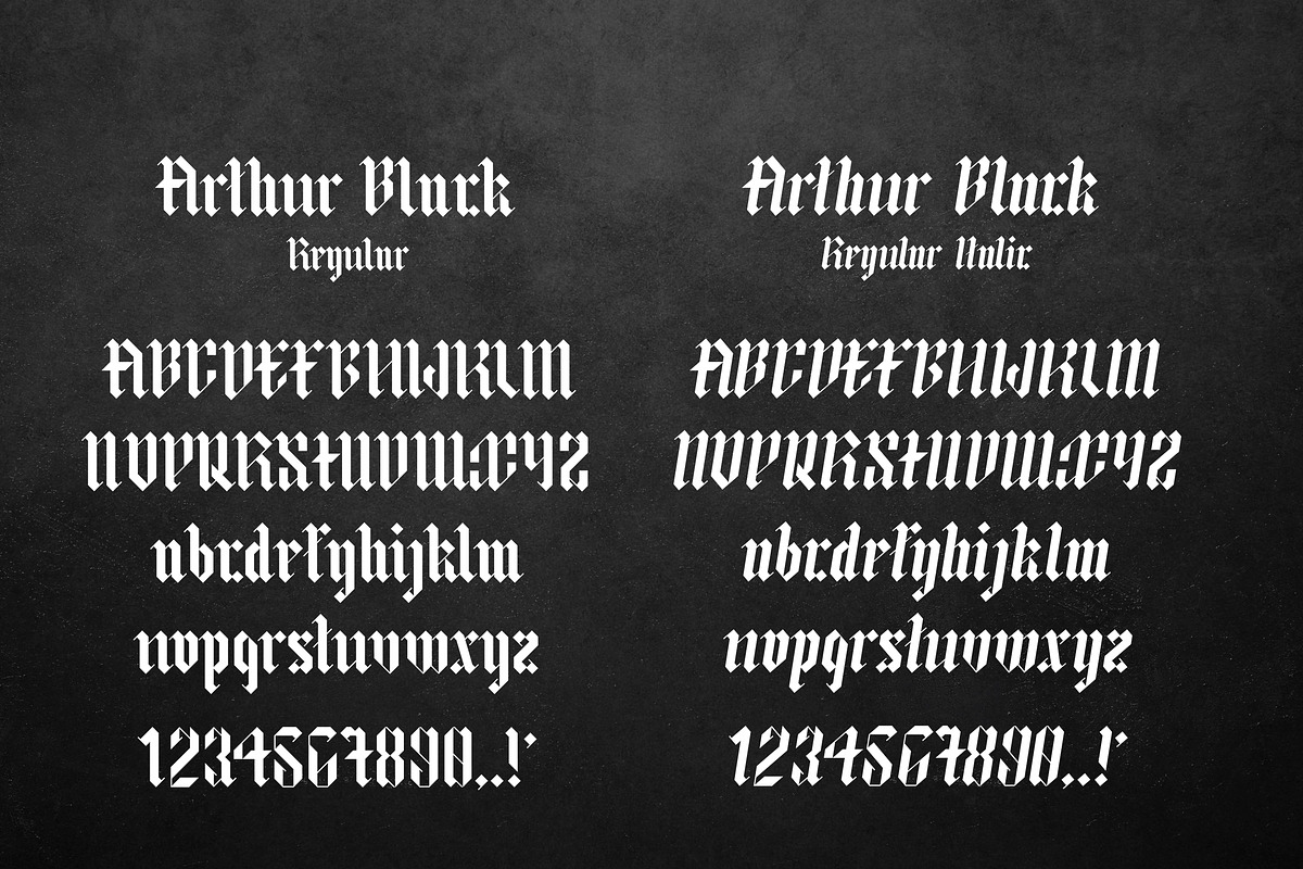 Arthur Black: Modern Black Letter preview 5