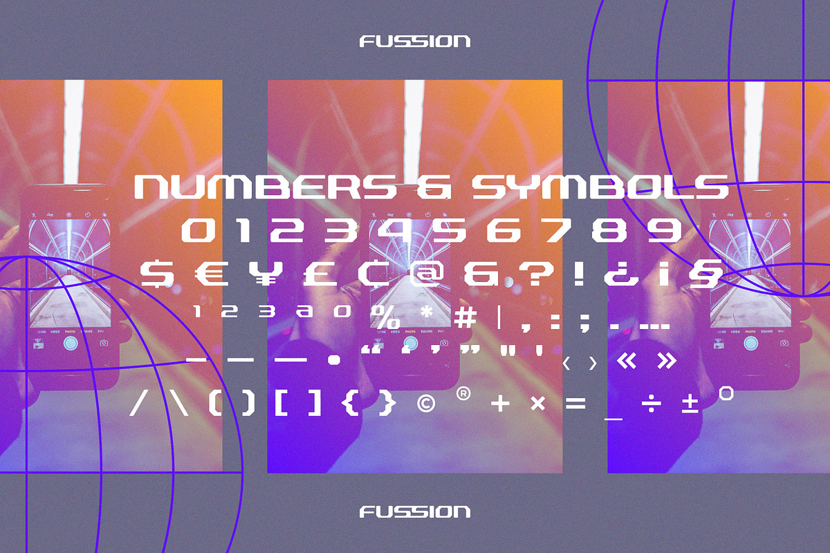 Fussion - Techno Ligature, a Sans Serif Font by Variatype (Photo 8 of 11)