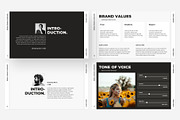 Brand Guidelines PowerPoint Template, a Presentation Template by Gaize (Thumbnail 3 of 9)
