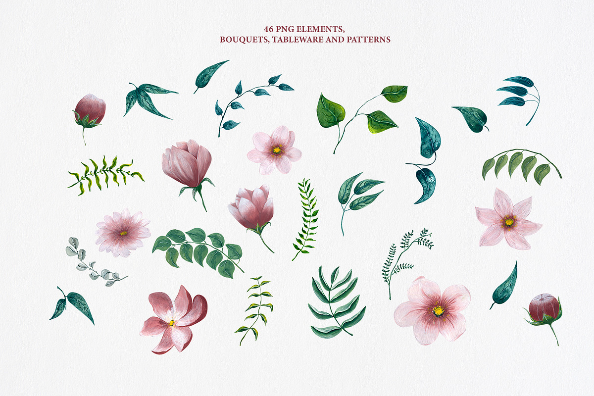 Floral Kitchen Utensils, an Illustration by SketchCliparts (Photo 5 of 8)