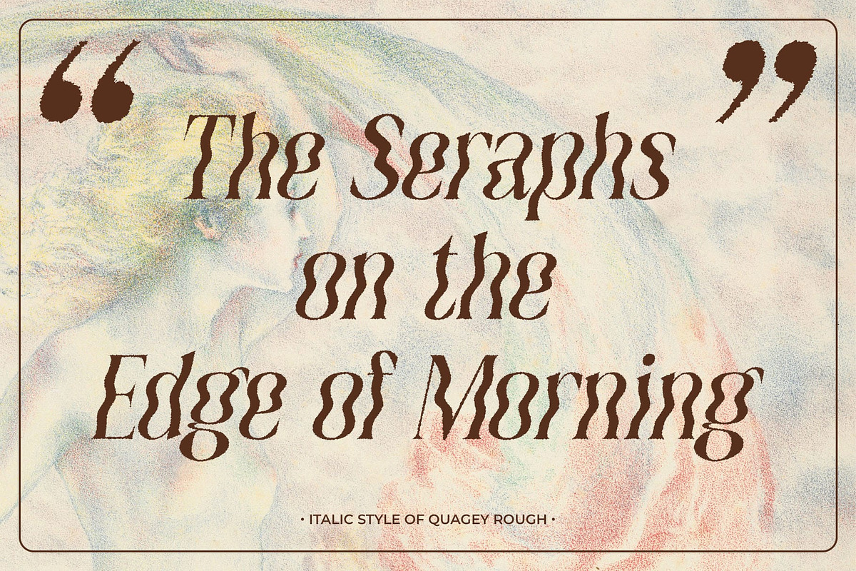 Quagey Rough, a Sans Serif Font by Craft Supply Co. (Photo 2 of 8)
