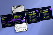 carousel post template, a Social Media Template by microtasker (Thumbnail 1 of 2)