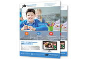 Kids Education Flyer Template, a Flyer Template by TheGraphicsWorld (Thumbnail 1 of 3)