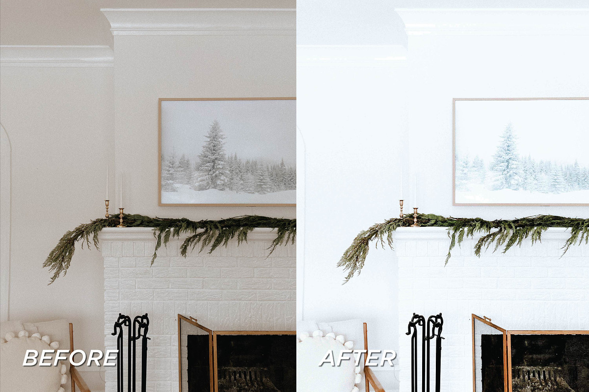 15 Christmas Lightroom Presets, LUTs, a Preset Add-On by TheWayfarerShoppe (Photo 6 of 9)