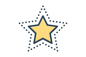 Outline line color icon, a Duotone Icon by Creative priyanka