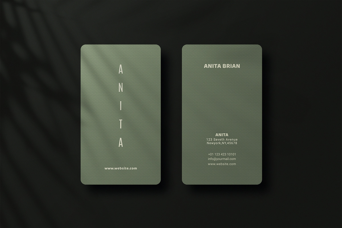 Business card Template & 3 Mock-up, a Business Card Template by Smashing_Studio (Photo 3 of 7)