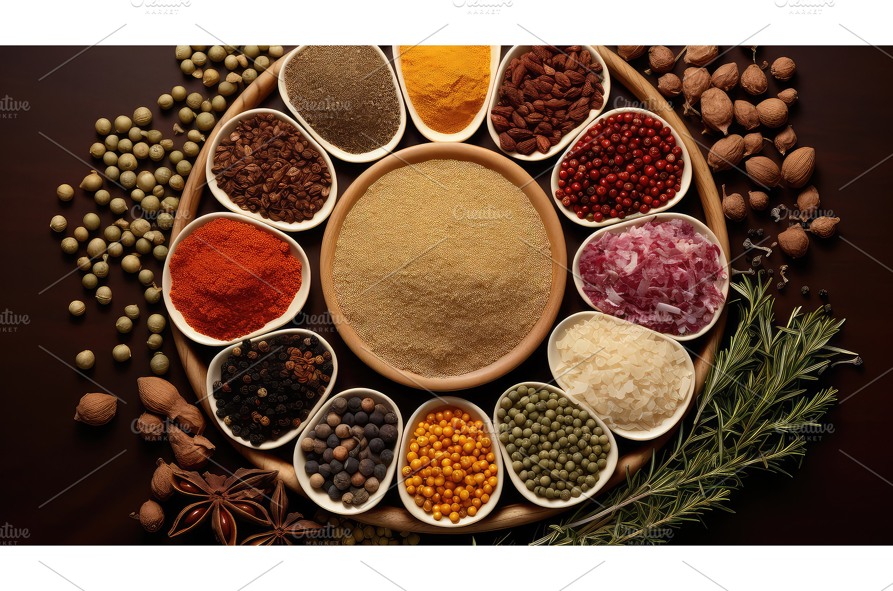 artistic abstract food background ai, an Abstract Photo by pikepicture