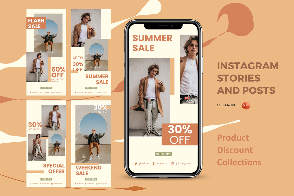SALE | 12 BUNDL INSTAGRAM STORY&POST, a Social Media Template by rivatxfz (Photo 2 of 13)