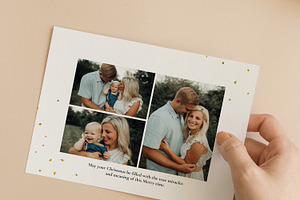 Christmas Card Template CD344