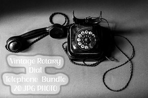 black rotary telephone vintage call, an Arts & Entertainment Photo by VetalStock