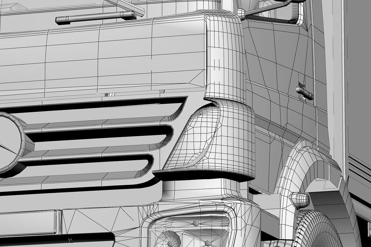 Commercial Truck Mercedes, a Cars & Vehicle 3D Model by Mechanik (Photo 14 of 17)