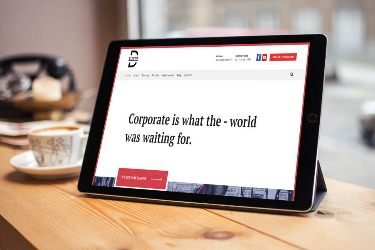 Corporate Business WordPress Theme - Delight preview 4