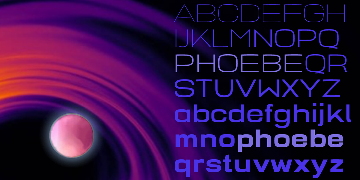 Phoebe, a Sans Serif Font by Wiescher-Design (Photo 6 of 9)