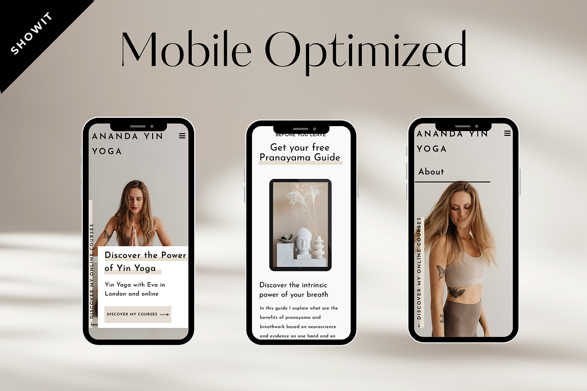 Showit Website Template I Ananda, a Websites & App Template by YogaBizLab (Photo 3 of 4)