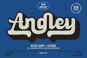 Angley - Bold Script