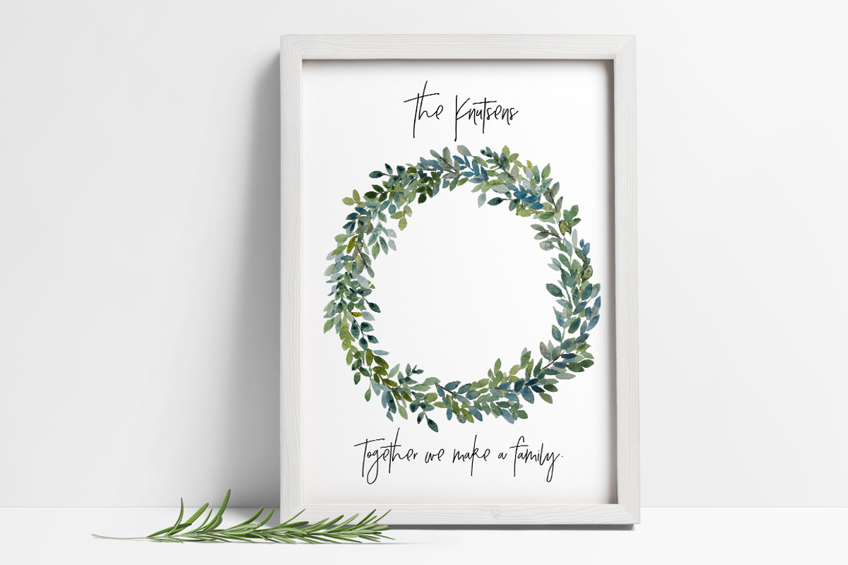 Watercolor Boxwood Wreath png, an Illustration by DailyMiracleDigitals,LLC (Photo 6 of 7)