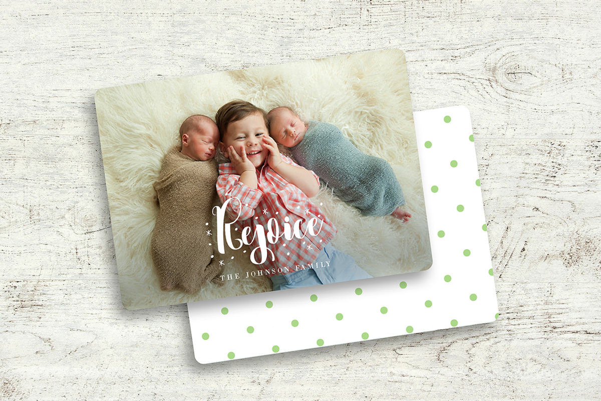 Christmas Photo Cards, a Card Template by Woow Party (Photo 3 of 3)