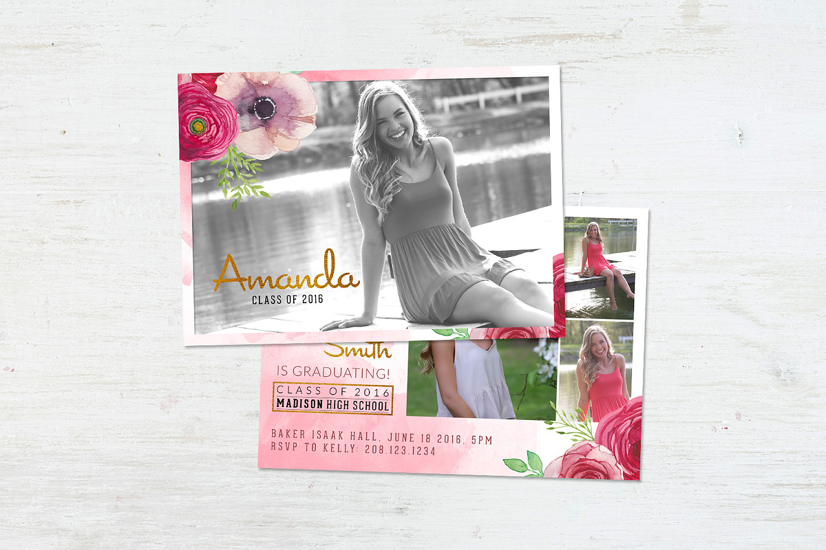Graduation Template | Spring Breeze, a Card Template by Sleeklens (Photo 1 of 7)