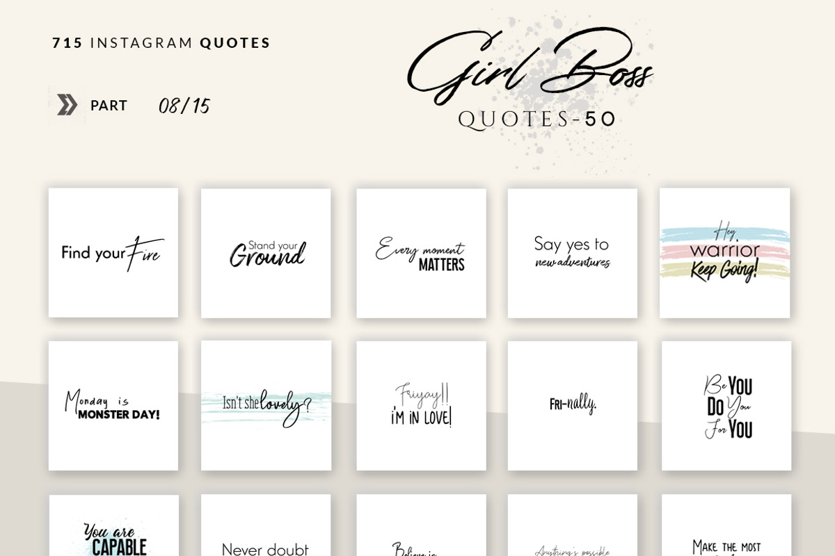 Instagram Social Media Quotes CANVA, a Social Media Template by Eviory (Photo 21 of 55)