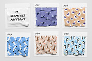 Abstract Birds Seamless Patterns, a Pattern Graphic by Kotulska (Thumbnail 9 of 11)