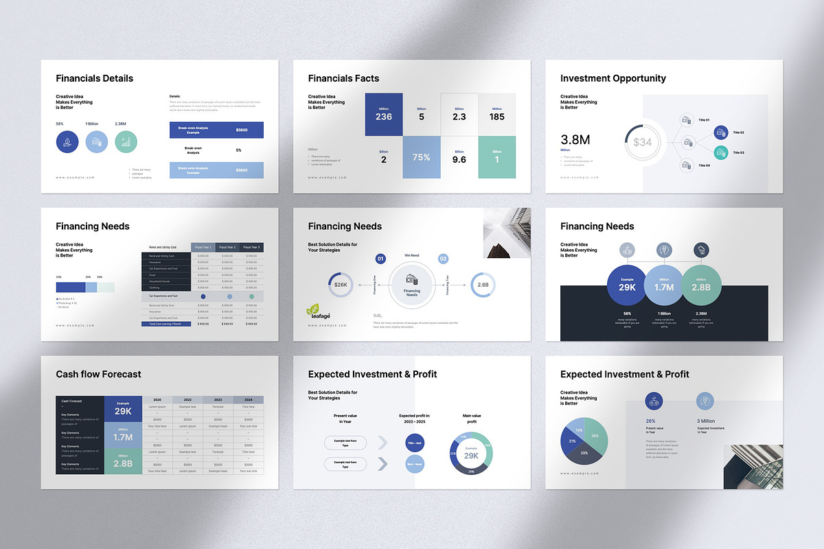 Pitch Deck Presentation Template, a Presentation Template by GoldenPixelStudio (Photo 15 of 24)