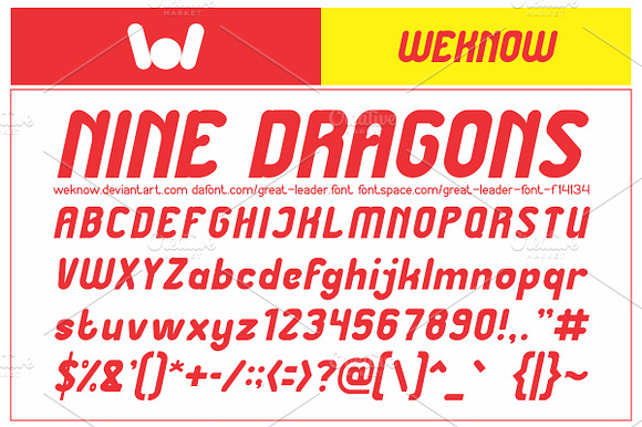 great leader font preview 7