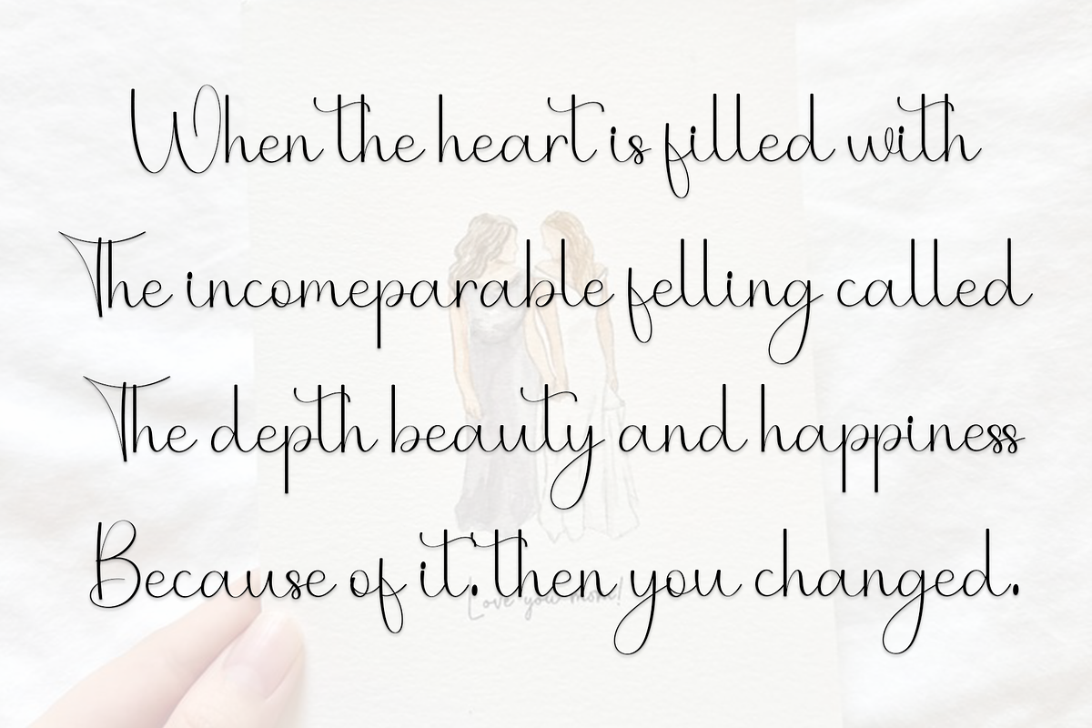 Vocation, a Handwritten Font by FreshTypeINK (Photo 4 of 7)