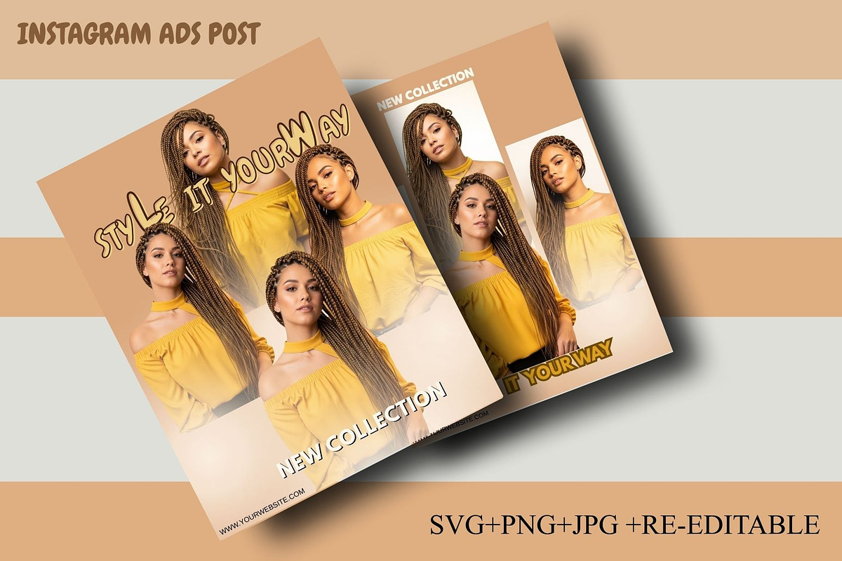 Editable Fashion Flyer Template, a Social Media Template by Aban's World (Photo 2 of 3)
