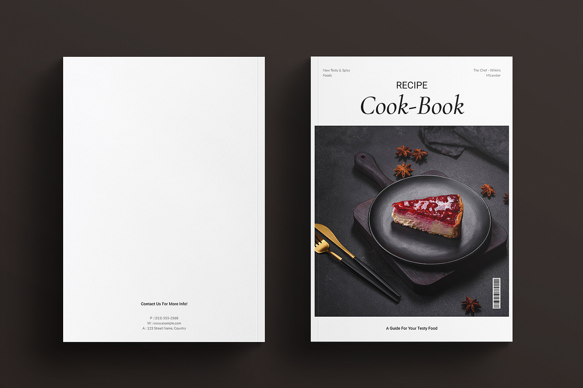 Digital Cook Book Template, a Brochure Template by E-Type (Photo 7 of 7)