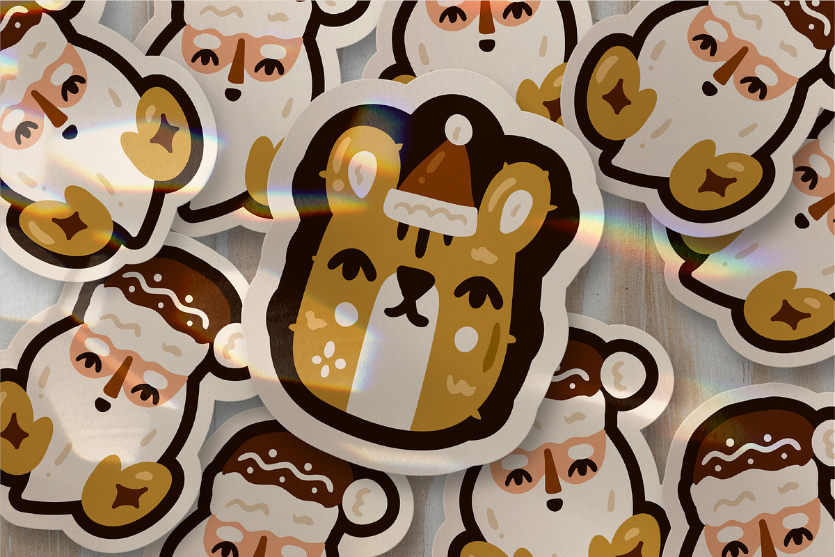 Christmas Collection — Gingerbread, an Animal Illustration by adwintash (Photo 7 of 18)