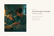 Neurodivergent Teen Illustrations, a Person Illustration by LanternkinStudio (Thumbnail 12 of 13)