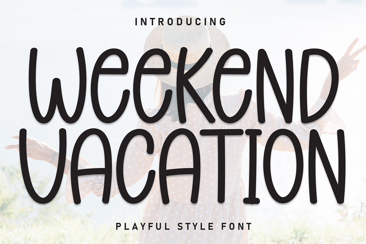Weekend Vacation | Script Font, a Script Font by Scratchones (Photo 1 of 8)