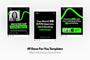 49 Modern Business Templates, a Social Media Template by Defects (Thumbnail 4 of 5)