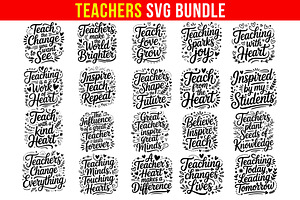 Inspirational Teaching Quotes SVG, an Object Graphic by himelgfx