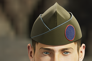 Garrison Side Cap With Patch