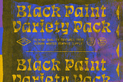 Black Paint Texture Pack, a Texture Graphic by Slogan Wanted (Thumbnail 1 of 5)