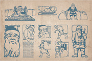 70 Vintage Christmas Illustrations, a Seasonal Illustration by Mr Vintage (Thumbnail 4 of 9)