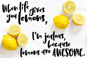 Limetta: a fun handwritten font, a Font by Missy Meyer (Thumbnail 4 of 6)