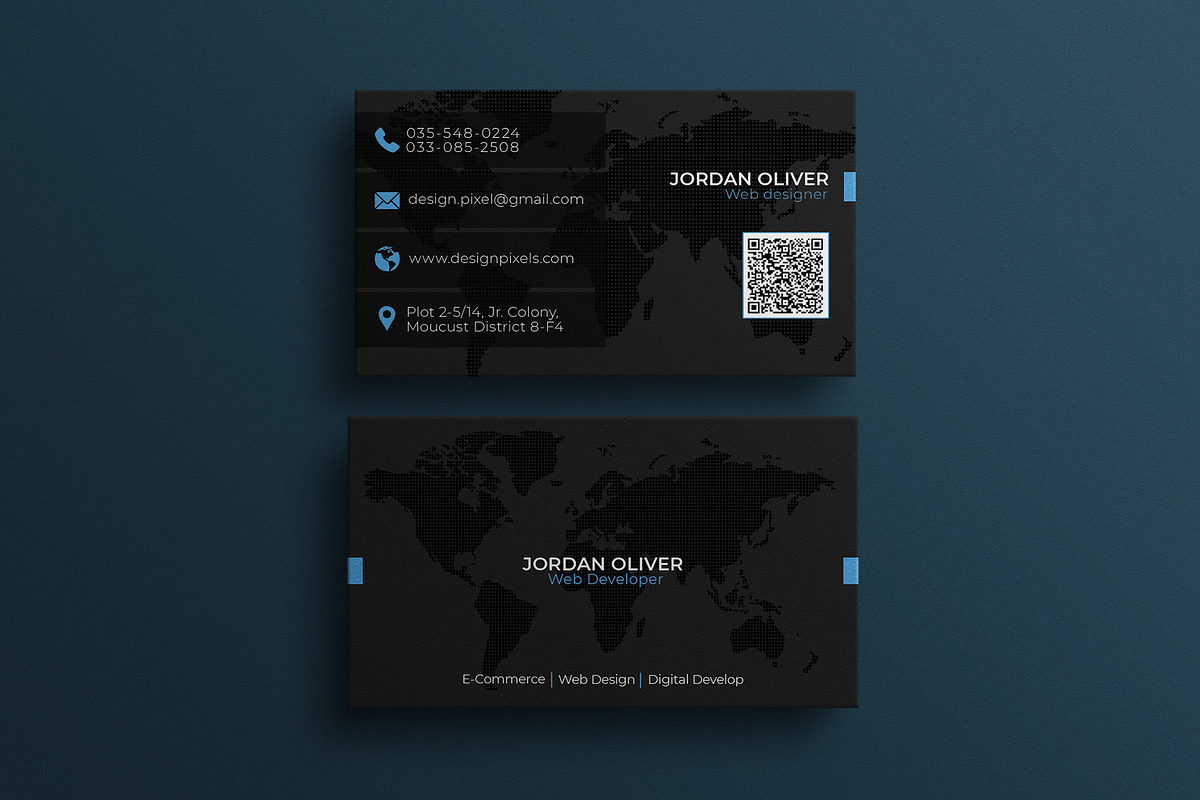 Modern Corporate Business Card, a Business Card Template by Saman Osama (Photo 2 of 4)