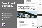 Concept - Solar Panel Website, a Landing Page Template by SLAB! Design (Thumbnail 1 of 5)