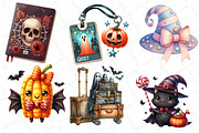Cute Halloween Clipart, an Illustration by DreamPrint404 (Thumbnail 4 of 5)