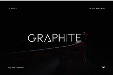Graphite Pro Typeface