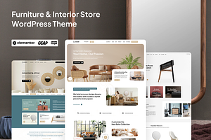 Furniture & Interior WordPress Theme, a WordPress Template by Siksmart