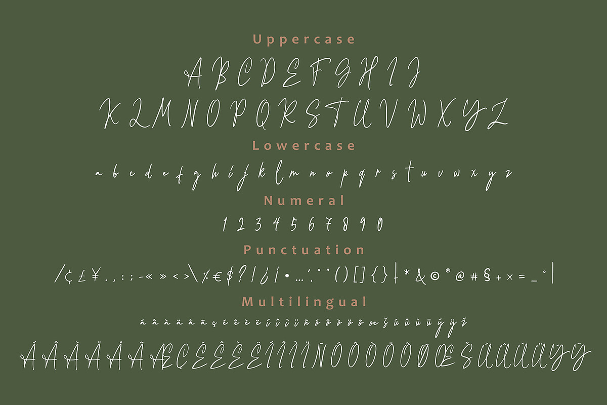 Balietan - Signature Font preview 8