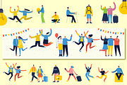 People Bundle, a Person Illustration by Virinaflora (Thumbnail 9 of 9)