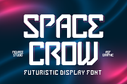 Space Crow - Futuristic Font, a Font by figuree studio (Thumbnail 1 of 8)