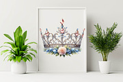 Purple Diamond Queen Tiara Sublimat, an Illustration by SVGArt (Thumbnail 4 of 9)