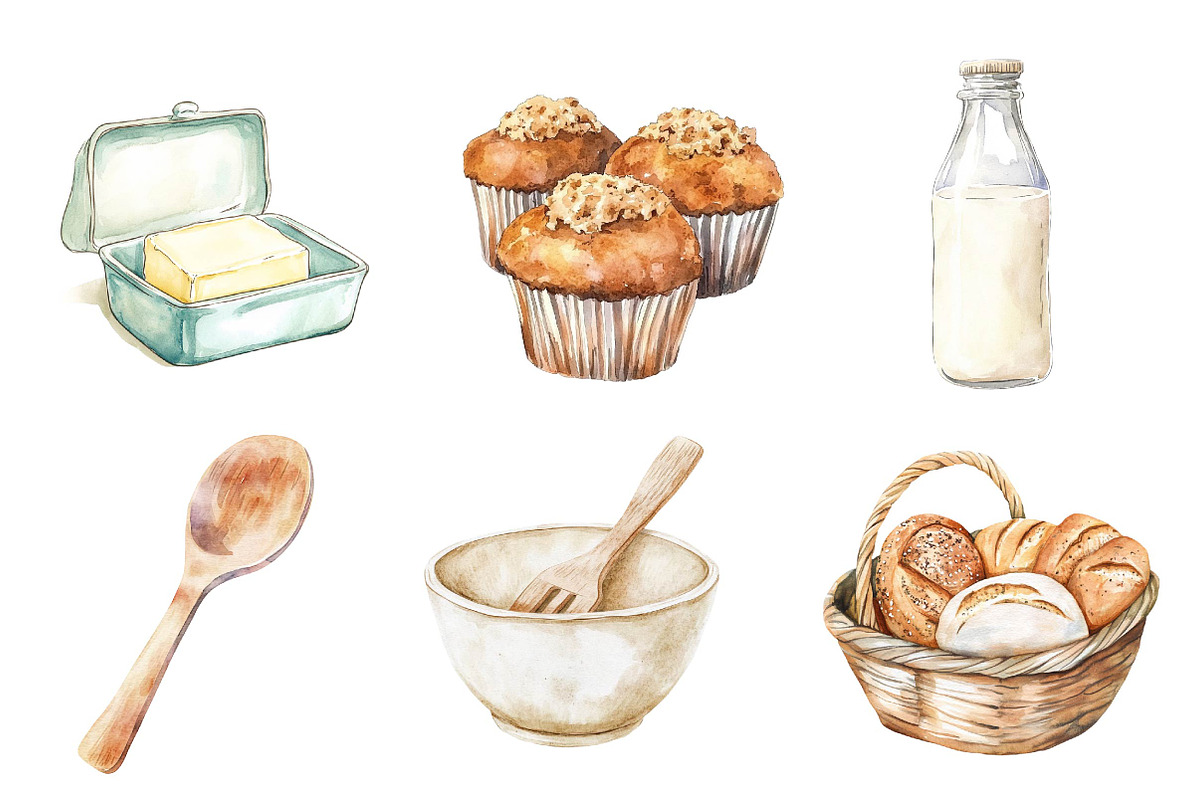 Neutral Baking Sublimation Clipart, an Illustration by CreationArt (Photo 3 of 5)
