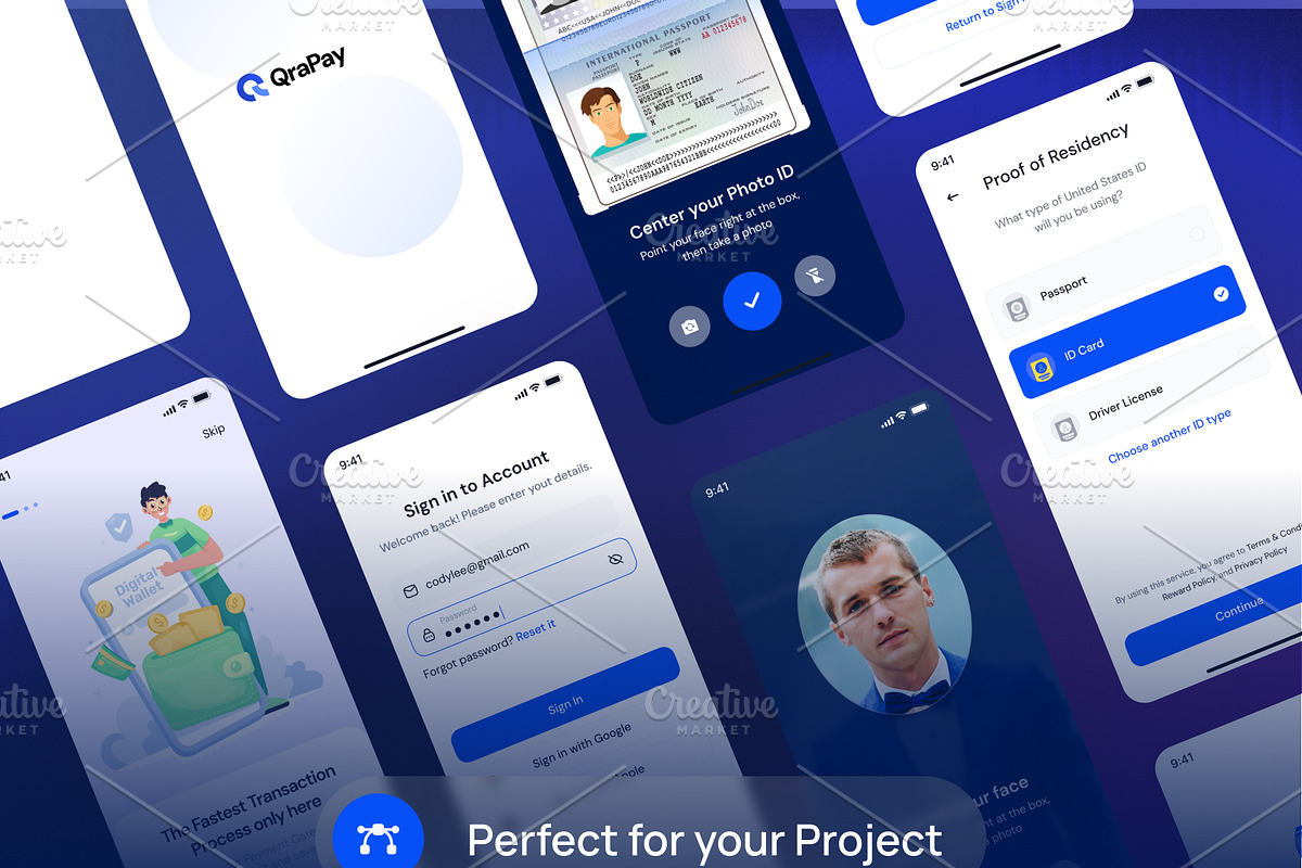 E-Wallet Mobile App UI Kit preview 6