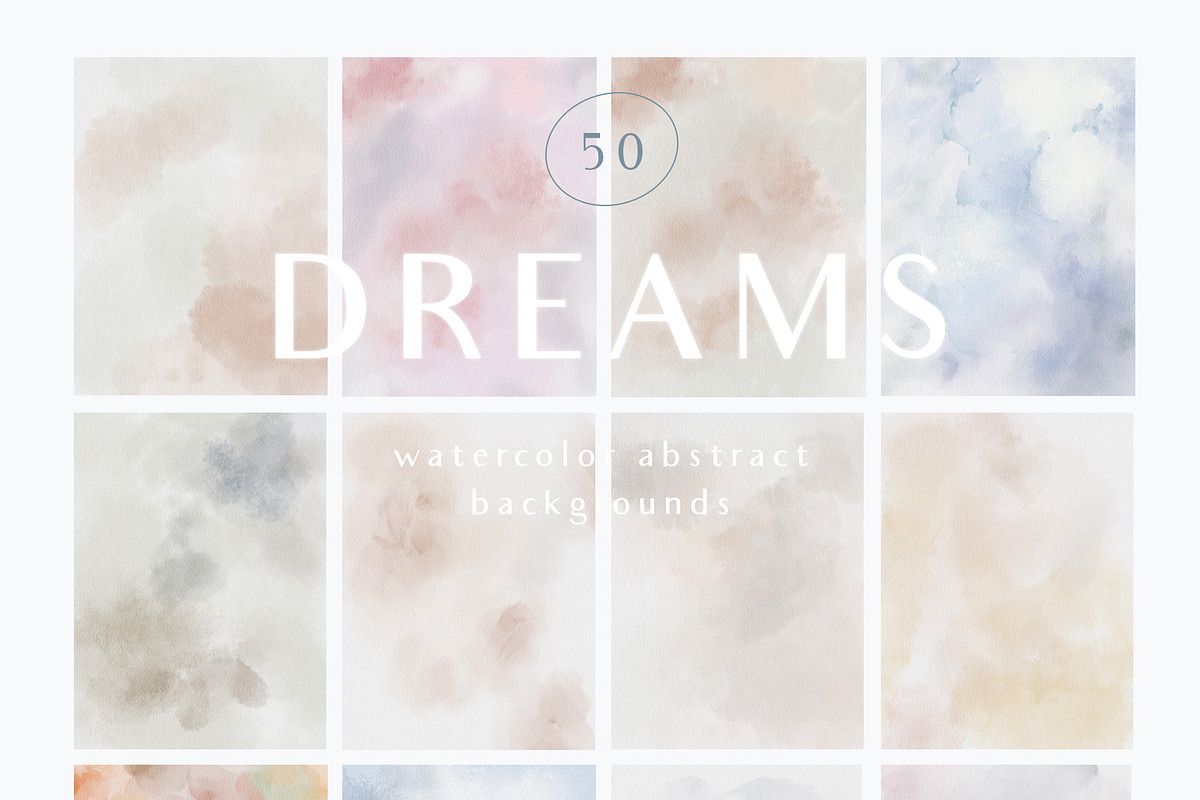 Watercolor soft Abstract Background, a Background Graphic by Grace Noboa Illustrations (Photo 6 of 17)